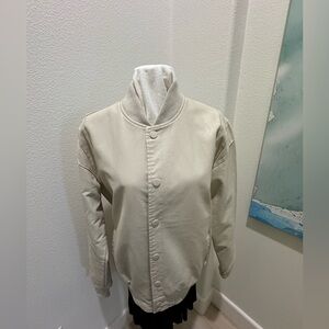 Men’s Ring of Fire Jonah Varsity Jacket Size S or be worn oversized for woman.